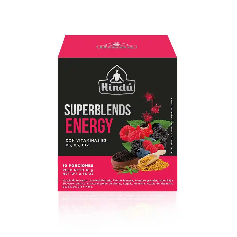 Mezcla Hindu Te Negro Uva Deshidratada Flor (16 Gr)