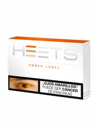 Heets Cigarrillo Amber Label