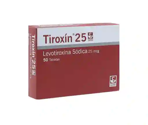 Tiroxín (25 mcg)
