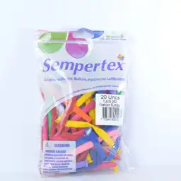 Sempertex Globos Tubito Fashion Colores Surtidos