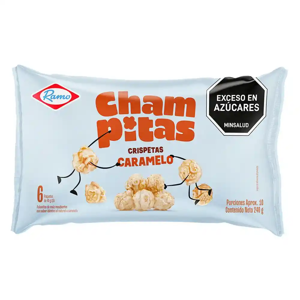 Champitas Caramelo 6 UND X40G