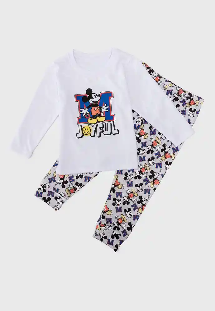 Pijama Dos Piezas 0/3 Meses-blanco