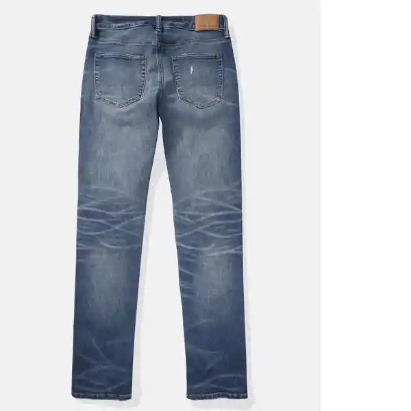 Jean Straight Hombre Azul Talla: 33 x 30 American Eagle