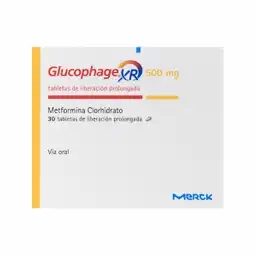 Glucophage XR Tabletas (500 mg) 