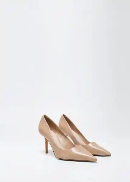 Zapato Lora Nude Talla 40 Mujer Mango