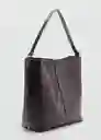 Bolso G Antonia Chocolate Talla 99 Mujer Mango