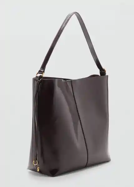 Bolso G Antonia Chocolate Talla 99 Mujer Mango