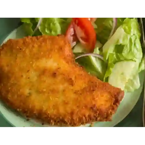 Bandeja con Milanesa de Pollo