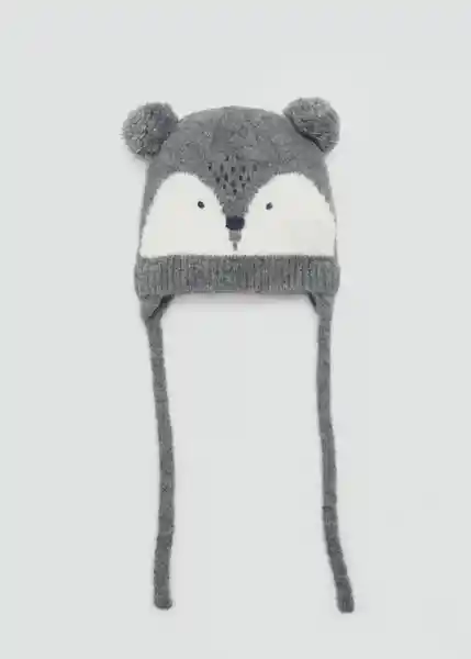 Gorro Mapache Gris Talla 57 Niñas Mango