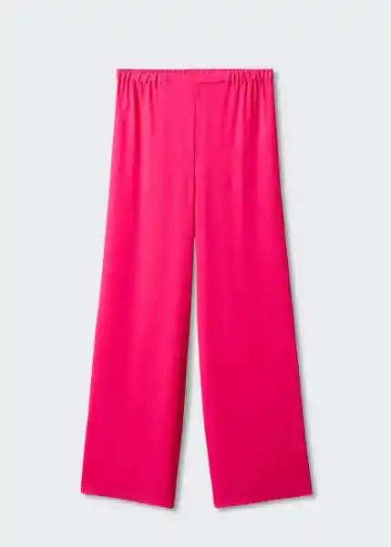 Pantalón Tulipa-A Fucsia Talla XS Mujer Mango