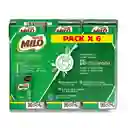 Leche Malteada MILO en cajita 6 x 180mL c/u