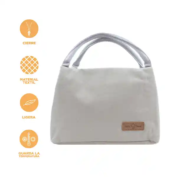 Lonchera Serie Tasty Food Gris Miniso