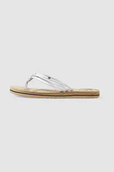 ONeill Sandalias Ditsy Femenino Plateado 5.5