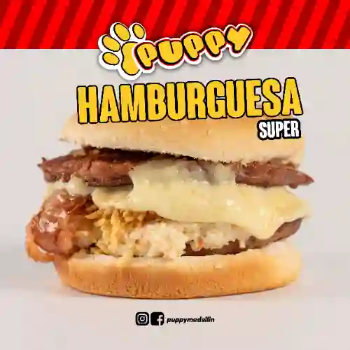 Hamburguesa Super Doble Carne