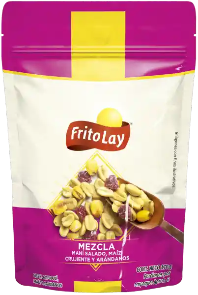 Frito Lay Mezcla Arandanos Mani Salado y Crujiente 170 g