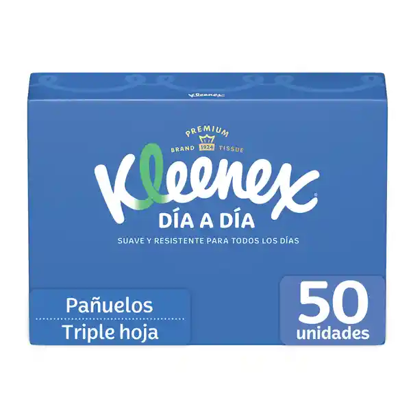 Pañuelos Faciales Kleenex 50 Und