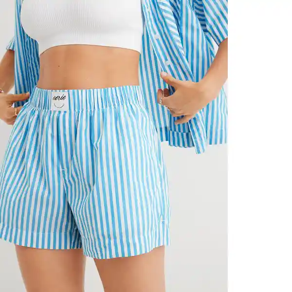 Short de Pijama Azul Talla: X-SMALL American Eagle