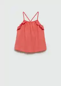 Camiseta Misi Coral Talla 10 Niñas Mango