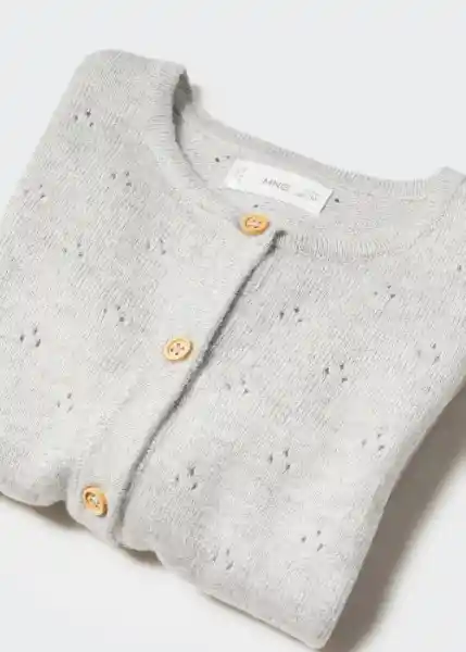 Chaqueta Cárdigan Nila5 Gris Talla 71 Niña Mango