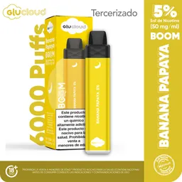 Glucloud Vape Banana Papaya Boom / 6000 Puff