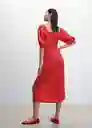 Vestido Sandia-H Rojo Talla XL Mujer Mango