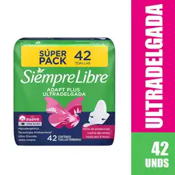  Toalla Higienica  Stayfree  Adapt Plus Ultradelgada 