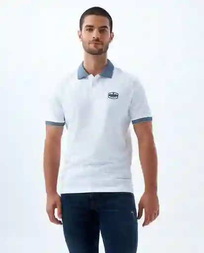 Camiseta Hombre Blanco Talla L 809f012 Americanino