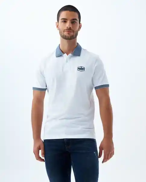 Camiseta Hombre Blanco Talla L 809f012 Americanino