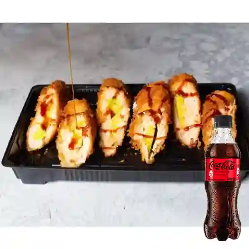 Combo Coquitos de Salmon + Coca Cola Sin Azúcar 400 ml