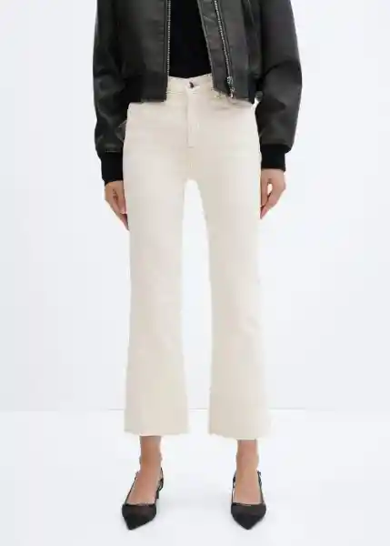 Jean Sienna Off White Talla 40 Mujer Mango