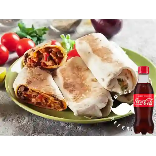 Combo Burrito Maxi + Coca-Cola Sabor Original 250 ml