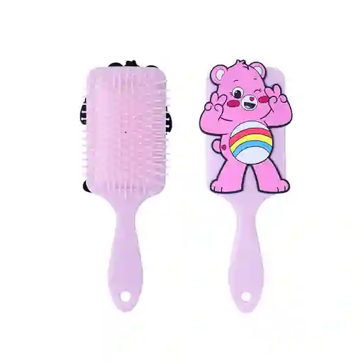 Cepillo Cuadrado Serie Care Bears Rosa Miniso