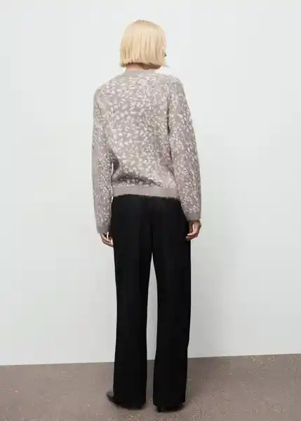 Saco Jersey Pitiusa Beige Talla M Mujer Mango