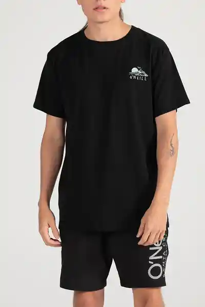 ONeill Camiseta Classic Beach Bones Masculino Negro S