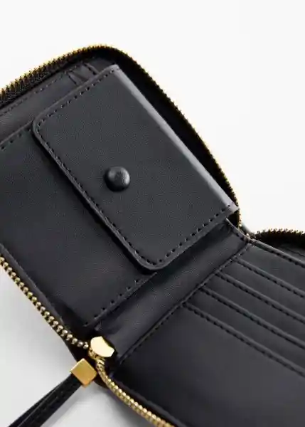 Monedero P Rain Negro Talla 99 Mujer Mango