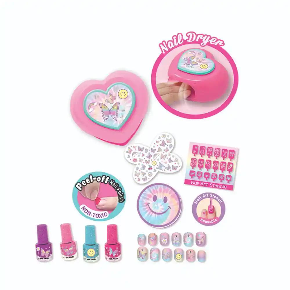 Reditoys Set Uñas Nail N' Me Butterfly Fh130tb