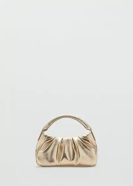 Bolso León Oro Mujer Mango