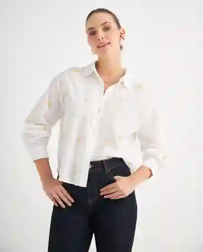 Camisa Crudo Lactosa Claro Talla XS 619F044 Esprit