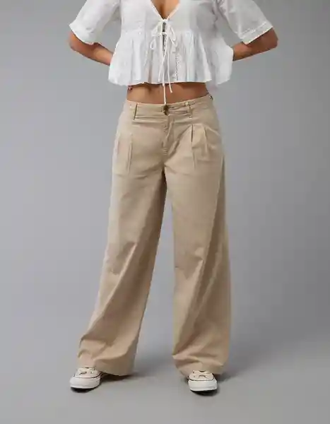 Pantalón Mujer Beige Talla 8 REGULAR 5385164 American Eagle