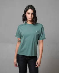 Camiseta Mujer Verde S 200G000_VER175513 Rifle