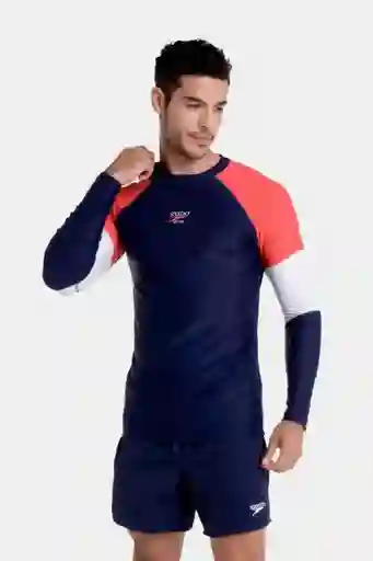 Camiseta Manga Larga Sunshine Risk Block Jet Hombre T. L Speedo