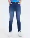 Jeans Azul Rivera Medio Talla 8 672E001 Espirit