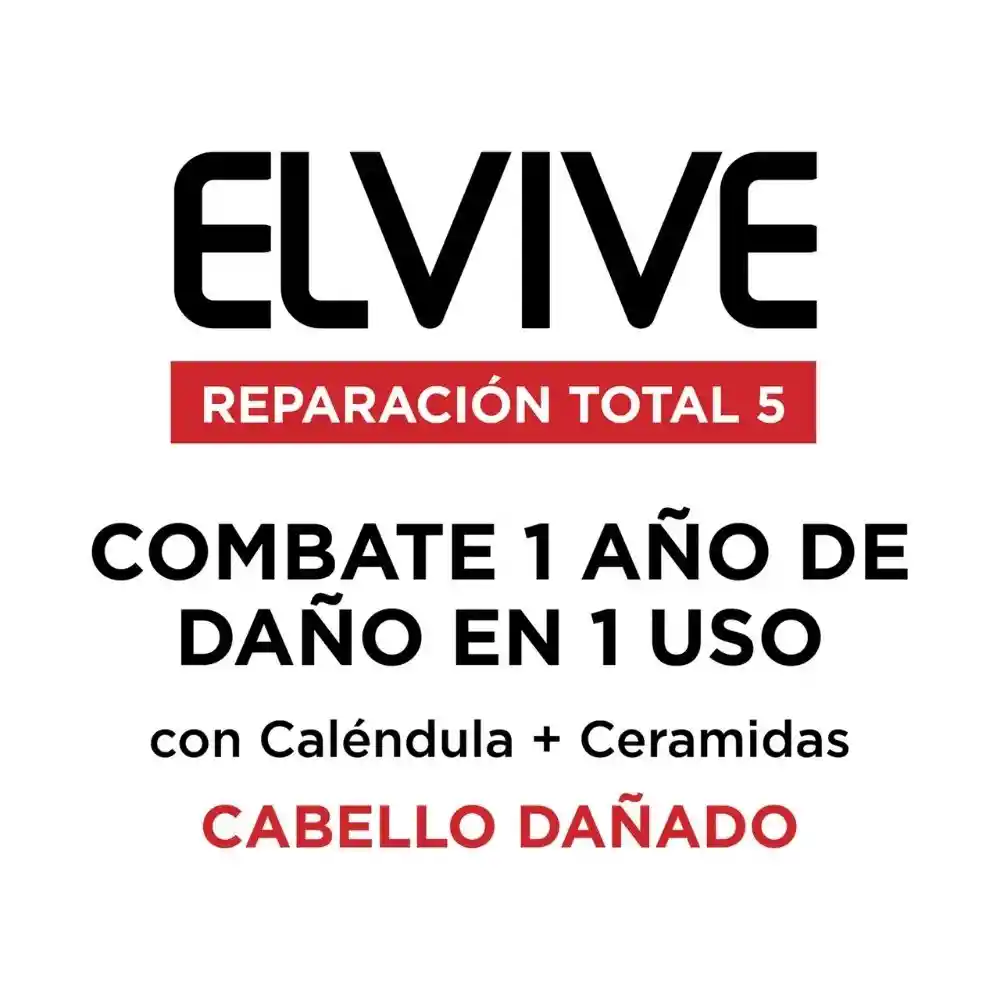 Shampoo Elvive Reparación Total 5 400 ml