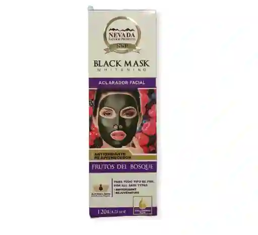 Nevada Natural Products Mascarilla Black Mask De Frutos Del Bosque Aclarador Facial