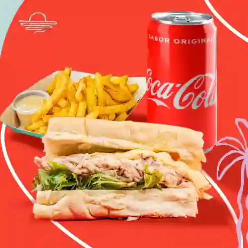 Combo Sándwiches Papas y Bebida