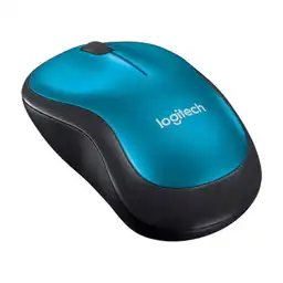 Logitech Mouse Inalámbrico M185 Azul