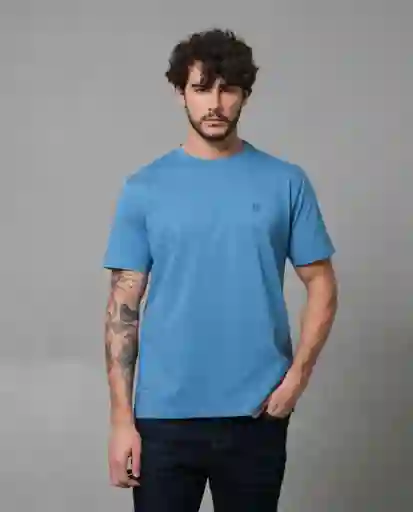 Camiseta Hombre Azul XL 100G001_AZU184025 Rifle