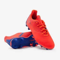 Kipsta Guayos de Fútbol Para Niños Viralto Rojo Talla 36