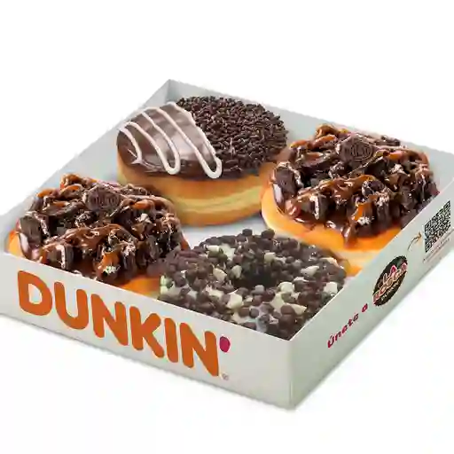 Caja 4 donuts premium