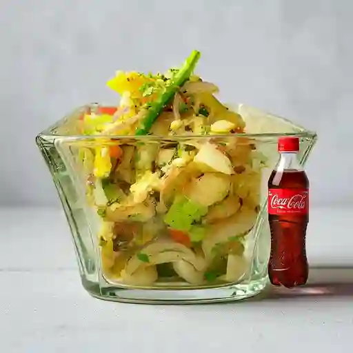 Combo Ceviche Nikeii + Coca Cola Original 400 ml